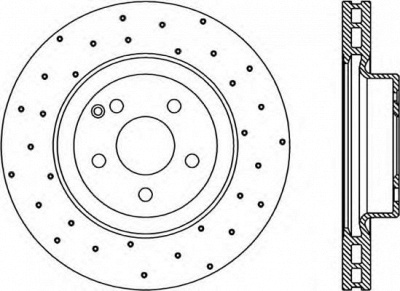 OPEN PARTS bdrs229825 -  Тормозной диск